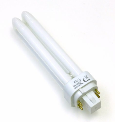 10x 18 watt CFL 4 pin Energy Saving Lamp 18W Cool White 840 G24q-2 Double turn