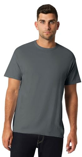 Gildan Men's Heavy Cotton T-Shirt (Charcoal) (Medium)