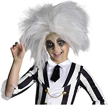 RUBIE'S Official 36630NS Beetlejuice-Perücke zum Kinder-Kostüm, Einheitsgröße Halloween