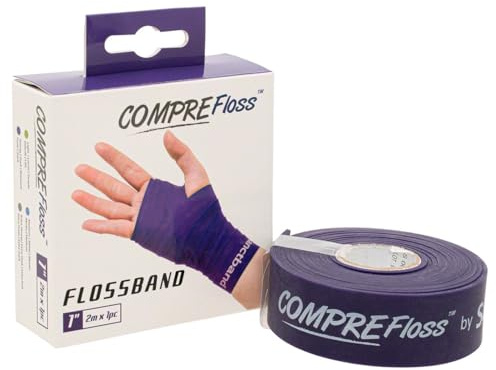Flossband Level 3, 2m x 2,5 cm, stark, violett
