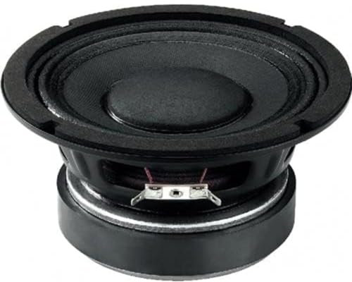 MONACOR SP-6/100PA PA-Mitteltöner, 100 Watt Nennbelastbarkeit und einer Impedanz von 8 Ohm, 6,5 Zoll, in Schwarz, 10.1670