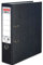 Herlitz 9942699 Ordner maX.file protect A4 8cm schwarz, PP-Kunststoffb./Papier hellgr.besch. 5er Packung