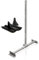PremiumX Dachsparrenhalter Set für Satellitenschüssel Sparrenhalter 1m Mast SAT Frankfurter-Ziegel Manschette schwarz