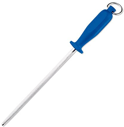 Giesser seit 1776 - Made in Germany - Abziehstahl Basic Steel blau, rund, Messerschärfer, 25 cm, normalzug, mittelfein, 9924 25 b