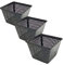 Pflanzkörbe für Gartenteiche, quadratisch, 3er-Pack