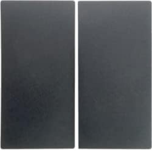 Hager Doppel Taste ohne Linse für Mechanismus anthrazit