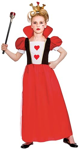 Wicked Costumes Wicked Costumes - Costume da regina di cuori, taglia M (5-7 anni)