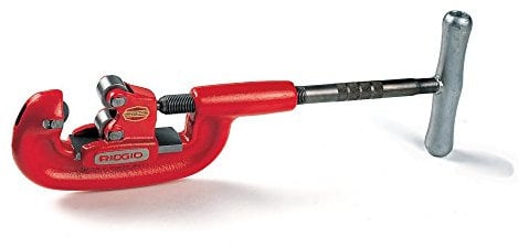 RIDGID 32825 Tagliatubi a 3 rotelle per impieghi pesanti modello 2-A, tagliatubi per tubi in acciaio da 3 mm a 50 mm