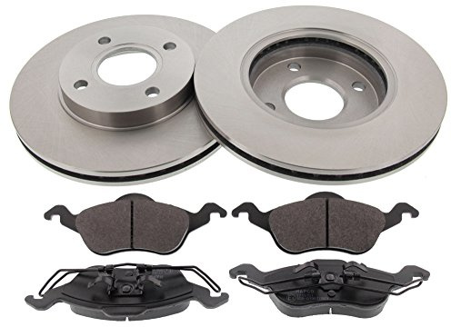MAPCO 47655 Bremsensatz Bremsscheiben mit Bremsbeläge Vorderachse | Kompatibel mit: FORD FOCUS I, FOCUS I Stufenheck, FOCUS I Turnier