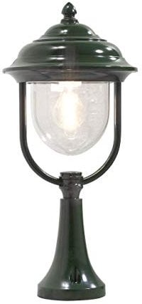 Konstsmide Parma 7224-600 Sockelleuchte / B: 24cm T: 24cm H: 54cm / 1x75W / IP43 / lackiertes Aluminium / grün