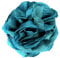 Bleu sarcelle Turquoise Fleur Pince à cheveux/broche broches Bibi Chou ouvert Rose