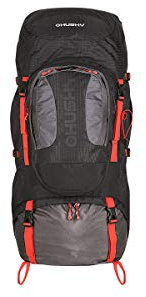 Husky Rucksack Expedition Samont Rucksack 60 + 10 Liter-schwarz mit Rot