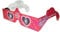 10 Stück HoloSpex 3D Brille - Motiv Herzen Herzchenbrille