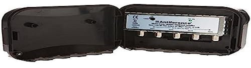 Antiference mhk4 4 Way Variable Gain Masthead Amplifier and Power Supply - Black