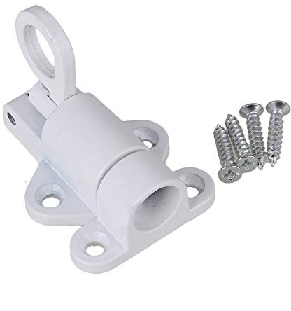 Weiß Aluminium Legierung selbst Schließen Verriegelung Automatische Fenster Lock Spring Laden Bolt Verriegelung