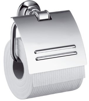 Axor Montreux Papierrollenhalter (mit Abdeckung, Zubehör) brushed-nickel