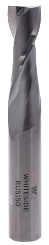 Whiteside Router Bits RU5150 - Broca espiral estándar con carburo sólido de corte de 1/2 pulgadas de diámetro de corte y longitud de corte de 1-1/2 pulgadas