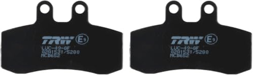 TRW MCB652 Brake Pad Set Disc Brake Organic Allround Compatible for MZ 660 - Front Axle and Other Vehicles
