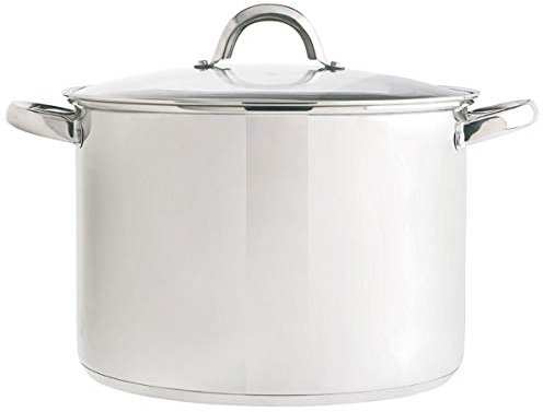 Quid Ottawa Olla Acero Inoxidable Tapa 30cm - 14,8l Acero Inox Apto Vitrocerámica Apto Inducción 100% Higiénico