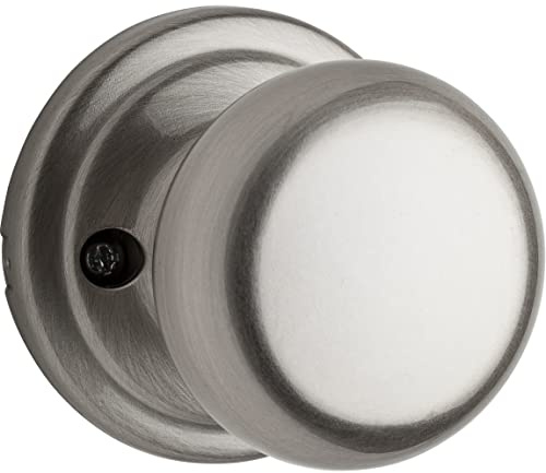 Kwikset 97880-868 Box Pack Hancock Half-Dummy Knob in Satin Nickel
