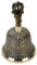 Zap Impex Tibetische Handglocke Meditations- und Gebetsglocken Dorje Vajra buddhistische Glocke 6 Zoll