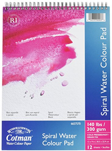 Winsor & Newton Cotman Water Colour Paint Pad Spiral (12x9inch)