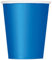 Unique Party- Party Paper Cups Set di 14 Bicchieri di Carta, Blu (Reale), 1 Unità (Confezione da 14), 31476