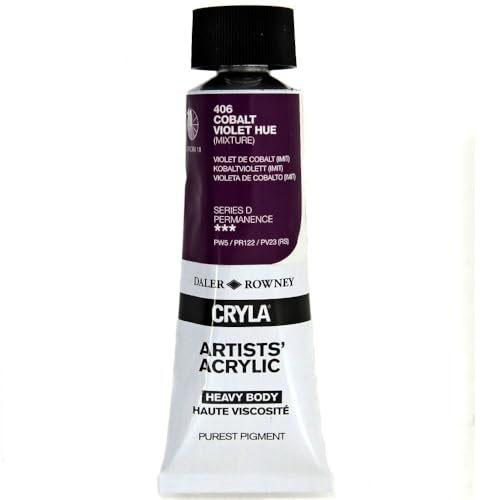 Daler-Rowney Cryla Acrylic 75 ml Cobalt Violet Hue, Professional Artists