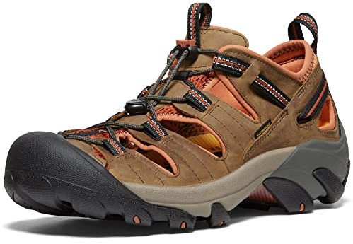 KEEN Arroyo 2, Sandalias, para Hombre, Black Olive/Bombay Brown, 40.5