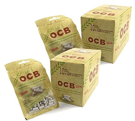 2x Box OCB Organic Slim Filter 20x 120 Stück 6mm