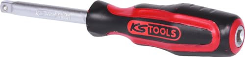 KS Tools - 922.1439 - Poignée emmanchée Ultimate 1/4 - Finition chromée satinée - Chrome vanadium