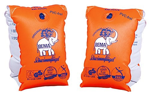 Bema 18022 Schwimmfluegel WFF,orange, Größe 1, 15 x 20,5 cm,Höchstgewicht: 60 Kg