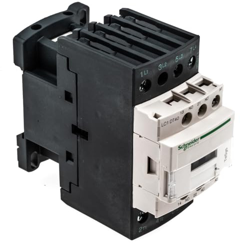 Schneider Electric, TeSys D contactor - 4P(4 NO) - AC-1 - <= 440 V 40 A - 110 V AC 50/60 Hz coil, LC1DT40F7
