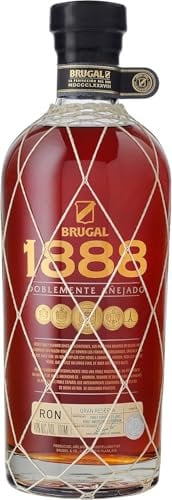 Brugal - 1888 - Rhum Vieux - 40 Pour cent Alcool - Origine : République Dominicaine - Bouteille de 700 ml