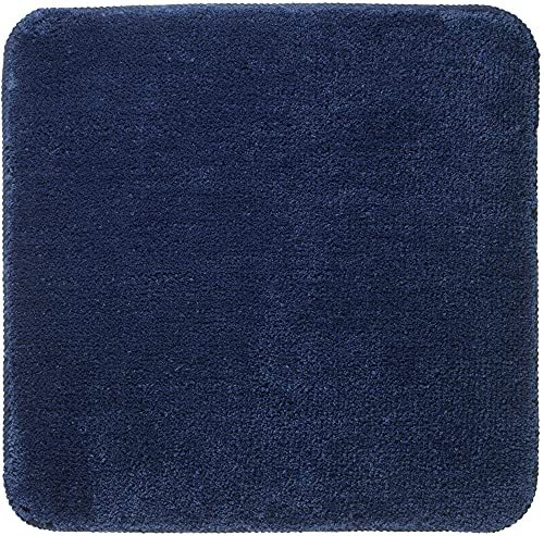 Sealskin Badteppich Angora, blau, 60 x 60 cm