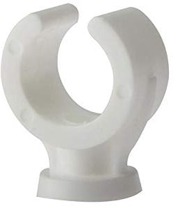 ForgeFix Pipe Clip - Single Openlock - 22mm - White - Box 100