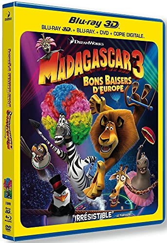 Madagascar 3 : bons baisers d'europe [Blu-ray] [FR Import]