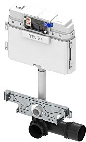 TECE profil WC-Modul mit Uni-Spülkasten (Eckventil und Spülkastenanschluss vormontiert; Höhe: 112 cm) 9041006