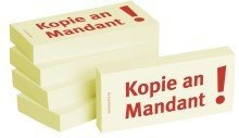 BIZSTIX® Business Haftnotizen Kopie an Mandant (5 Stk.)