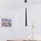 Licht-Erlebnisse Moderne Hängeleuchte schwarz 1-flammig GU10 Metall Bar Beleuchtung Esszimmertisch Lampe Wohnzimmer Pendelleuchte modern