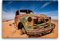 Premium Textil-Leinwand 45 x 30 cm Quer-Format R.I.P. Rust in Peace, Leinwanddruck von Peter Härlein