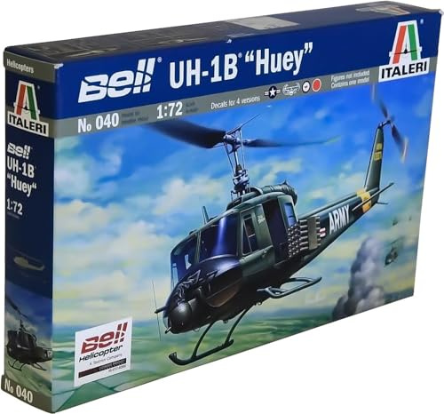 Italeri 040 American UH-1B Huey Helicopter (1:72 Scale)