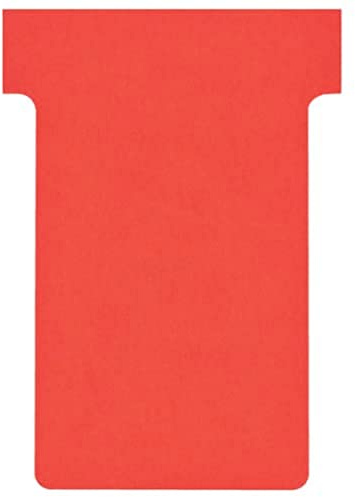 Nobo T-Karten 100 Stück Index 2 Rot