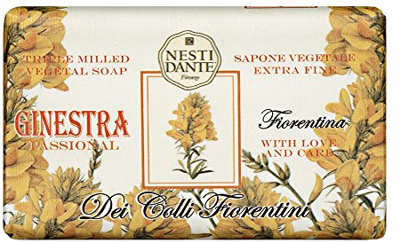 Nesti Dante Colli Fiorentini Broom/Ginster (Handseife aus natürlichen Inhaltsstoffen, langanhaltender Duft, Seife) 664201