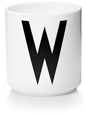 Design Letters Tasse Personalisiert A-Z | Weiße Tassen | Kaffeetassen Buchstaben | Kaffeebecher Porzellan | Personalisierte Tasse Weiß, Personalisierte Geschenke | Dekorativ Tasse mit Initialen 250 Ml