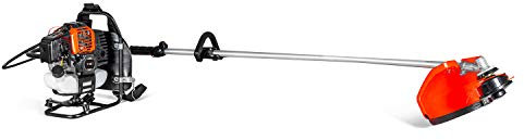 BOUDECH Rangsel 52 - Decespugliatore a zaino con motore 2 tempi da 52cc - Tagliaerba con zaino a spalla fornito con lama 3T e testina batti e vai