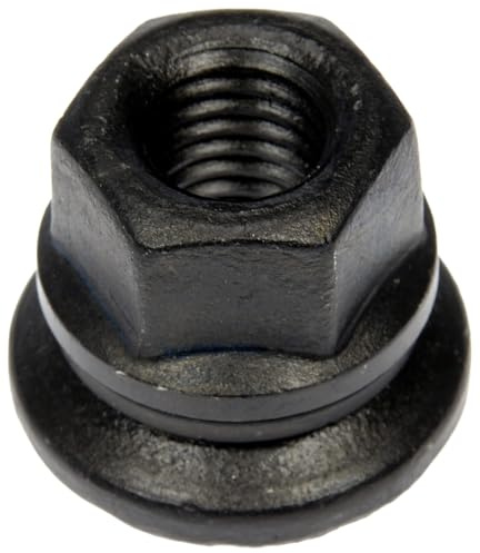 Dorman 611-172 Wheel Nut M12-1.75 Flanged Flat Face - 19 mm Hex, 22.5 mm Length Compatible with Select Ford/Lincoln Models, 10 Pack