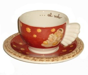 THUN Tazza da Cappuccino + PIATTI DA DESSERT Limited casa – Caffe al Volo