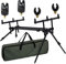 Angel-Berger Magic Baits Luxus Rod Pod Verschiedene Modelle mit Tasche (Luxus Rod Pod mit Zubehör)