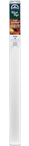 DMC Charles Craft 14 Count Blanc White Aida 20 x 24 inch (50.8 x 61cm)
